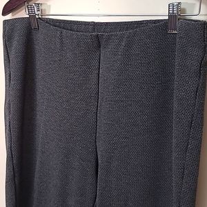 J.Jill Gray Ponte Leggings Pull On Pants Size XL Petite Soft
